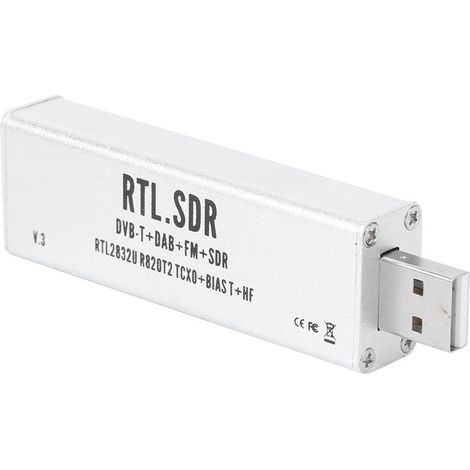 Vollband-RTL-SDR-Funkkommunikationssystem (0,1 MHz–1,7 GHz) für XP / Win10 / Android (1/5)