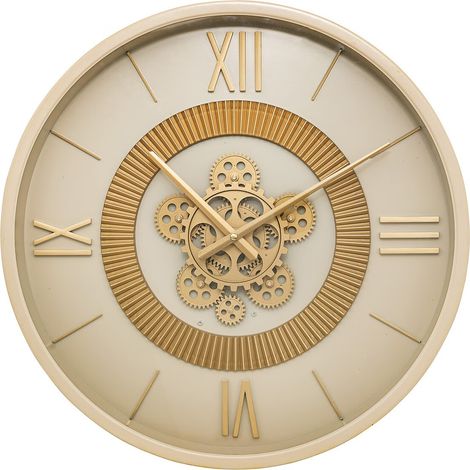Mechanische Uhr Guiliana Metall beige D50cm - Atmosphera créateur d'intérieur (1/4)