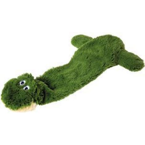 Grenouille en peluche à secouer (30 cm), flamant rose en peluche pour chien (1/4)