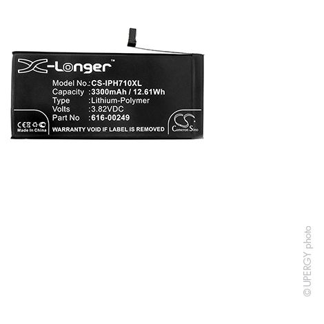 NX - Batterie téléphone, smartphone, GSM pour iPhone 7 Plus 3.82V 3300mAh - 616-0024961