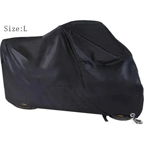 Copertura moto esterno impermeabile protezione UV copertura moto antipolvere antipioggia - XXL per Harley Davidson, Honda, Kawasaki (245 x 105 x 125cm),L 23095125CM (1/5)