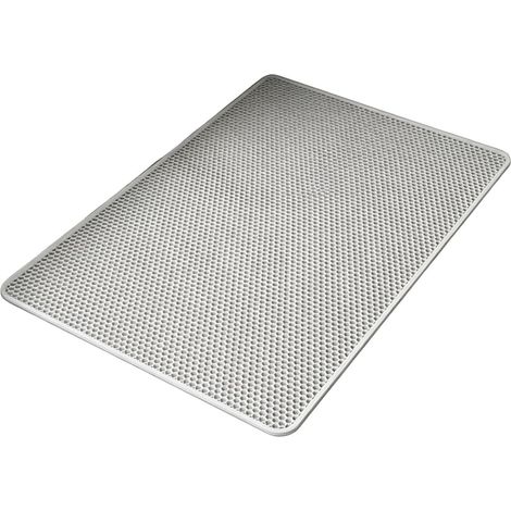 Tapis De Litière Pour Chat Coussinet Double Couche Imperméable Tapis Ramasse-Litière Pour chaton animal moquette meubles intérieur nettoyage nourriture maison ext (1/5)