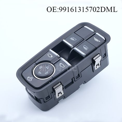 Part number 99161315702DML is suitable for electric window regulator switches in Porsche 911 models from model years 2012 to 2016. (1/4)