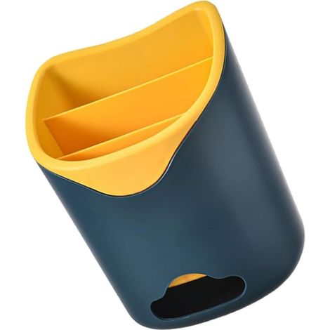 Porte-Couverts Rangement pour Couverts Cage à Baguettes Bleu Foncé Support pour Couteaux de Cuisine Accessoires de Cuisine (1/5)