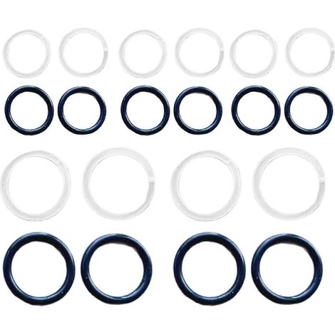 Accessoires pour cric hydraulique : tige de pression filetée facile à installer, vis de fixation, joint d'étanchéité de 16 mm (20 pièces). (1/4)