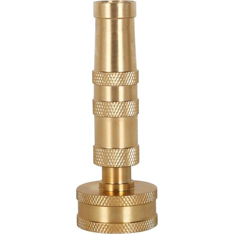 Verstellbare Rotationsschlauchdüse, 3-Zoll-Hochleistungs-Schlauchdüse aus Messing, Sprühgerät (1/3)