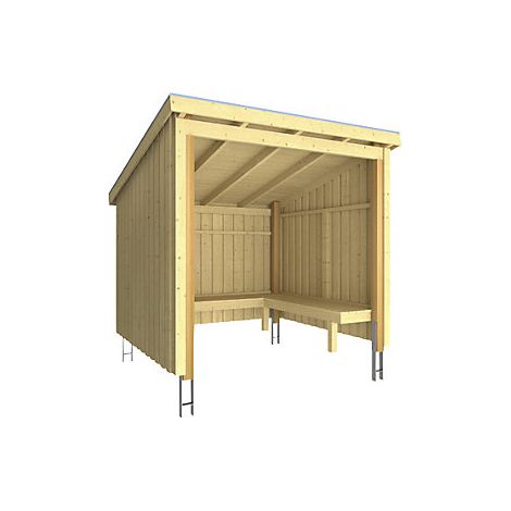 kaiserkraft  Casetta per barbecue Nordic  in legno  alt x