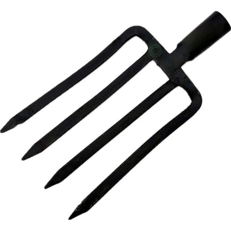 Spatengabel Mistgabel Forke Grabegabel Rodegabel 4 Zinken 22x50cm ohne Stiel