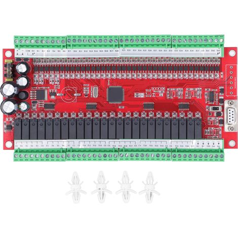 Carte de commande industrielle PLC, contrôleur Programmable, plaque analogique FX2N-60MR DC 24V (1/5)