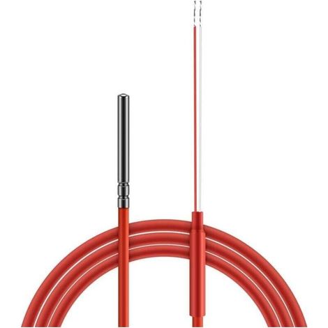 Capteur Température PT1000 2 Fils Sonde 1,5m Thermistance Gel Silicone -50°C à 180°C (1/4)