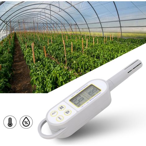 HY8 Tragbares digitales Thermometer und Hygrometer für den Innenbereich, geeignet für Gewächshäuser und Aquakultur (1/5)