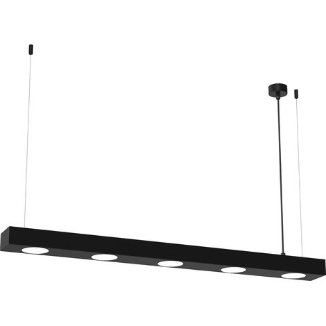 LAMPE SUSPENDUE ALEXANDER 5 GX53 NOIR MILAGRO MLP8834 (1/5)