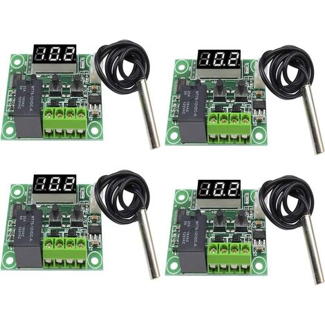 APEX 4 modules de thermostat numérique avec interrupteur de contrôle de température 12 V CC -50-110 °C (1/5)