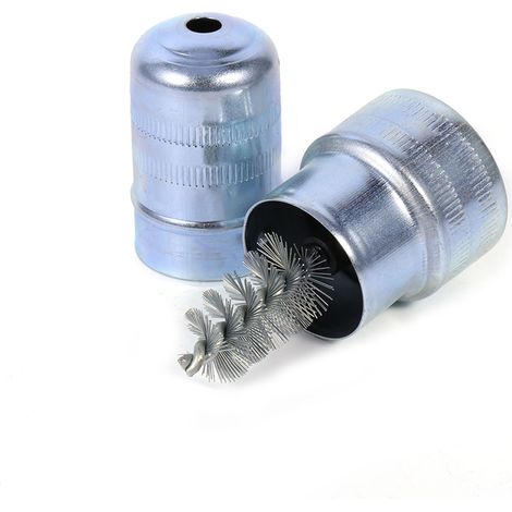 Brosse de nettoyage pour bornes de batterie auto, outil manuel anti-corrosion et saleté (1/5)