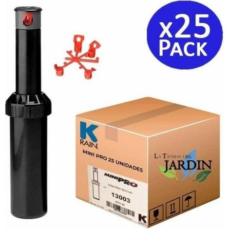 Set di 25 Irrigatore KRain Minipro 1/2''  Portata da 5,1 a 9,1 m  Irrigatore regolabile professionale (1/5)