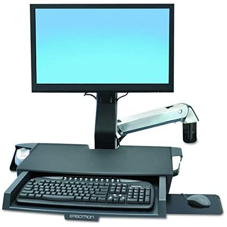 Ergotron StyleView Sit-Stand Combo Arm with Worksurface 61 cm (24") Mur (1/5)