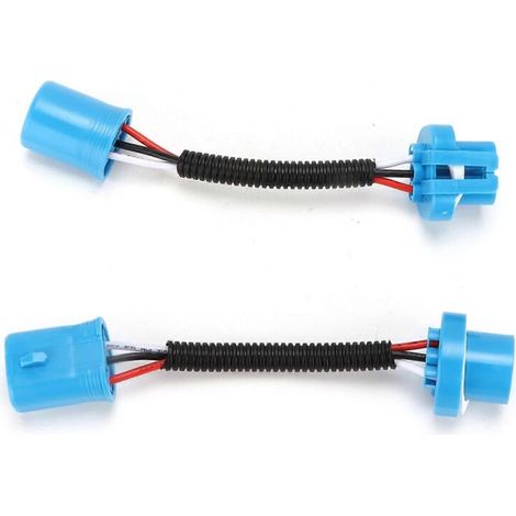 2 connecteurs 9007 mâle femelle faisceau électrique universel rallonge câble 12V pour phare voiture