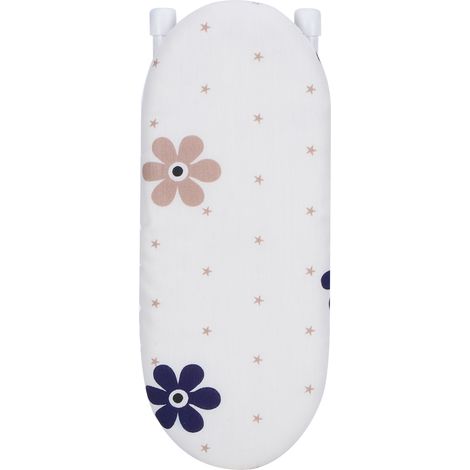 Mini table à repasser pliable pour poignets et cols, idéale pour la maison et les voyages. Motif floral. (1/5)