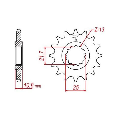 Pignon de sortie de boite Esjot pour Moto Yamaha 850 TDM 1996 à