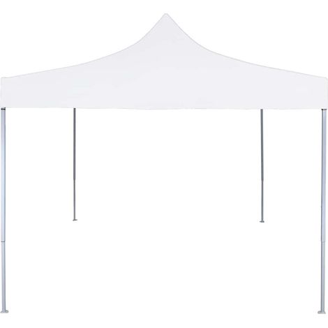 Maison Exclusive - Profi-Partyzelt Faltbar 3 x 3 m Stahl Weiß (1/5)