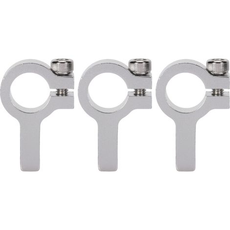 Kit de 3 brides pour tube en aluminium avec fixation M4, accessoires robot et supports de montage (1/5)