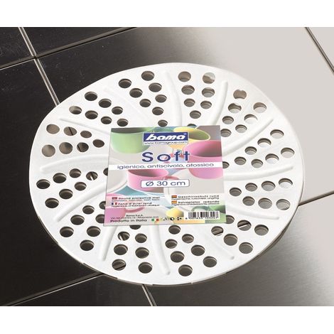 TAPPETO TAPPETINO PER LAVELLO SOFT TONDO DIAMETRO 30 CM COLORI ASSORTITI SET 5 PEZZI - BAMA
