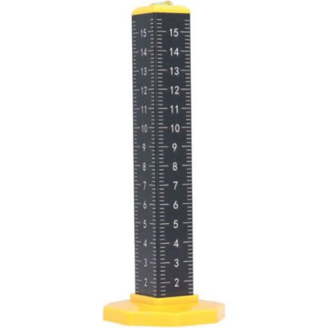 Règle De Hauteur - Aluminium - Échelle Transparente - Pour Carrelage Et Nivellement - 1 Pièce (1/4)