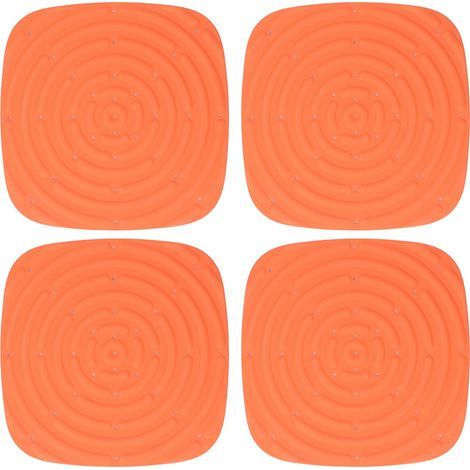 4 pièces de Nidification pour Poulet. Coussinets de Nidification Lavables et Réutilisables, pour Boîte de Nidification, Literie de Poulet pour Pondre des œufs (Orange) (1/5)