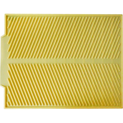 Tapis De Sechage Pour Vaisselle - En Silicone Alimentaire - 43 X 33 Cm - Résistant À La Chaleur Jusqu'à 230 °C - Antidérapant - Pour Cuisine Intérieure Et Extérieure - 1 Pièce