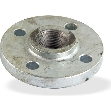 Gewindeflansch 1 Zoll 115x16mm DN25 verzinkt Schweissfitting Flansch (1/3)