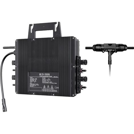 Micro Onduleur Solaire 2000W, Étanche IP67, Large Plage de Température, Haute Efficacité (1/2)