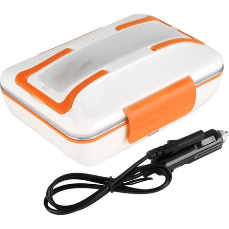 Boîte À Repas Chauffante - 12 V - 40 W - Acier Inoxydable - Pour Voiture Bureau Voyage - 1 Pièce (1/5)