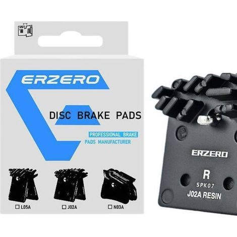 Plaquettes de frein J02A en résine à dissipation thermique, pour VTT, compatibles avec les modèles XT/SLX, pour freins à disque, taille unique. (1/4)