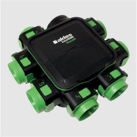 Kit VMC EasyHOME SensAIR hygro intelligent - 7 piquages Ø 125mm + 1 rejet Ø 160mm