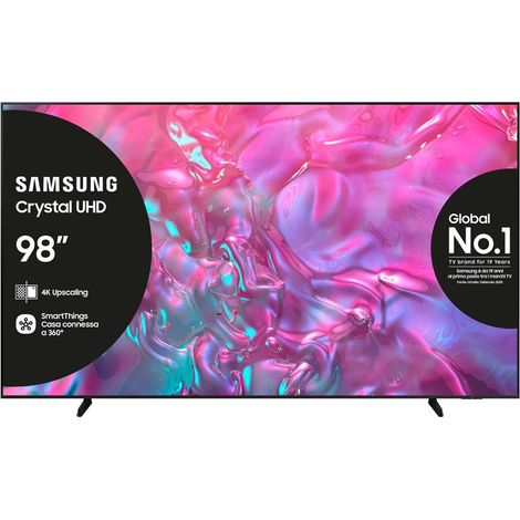Samsung TV Crystal UHD 4K 98Pollici UE98DU9070UXZT Smart TV WiFi 4K Ultra HD Nero (1/5)