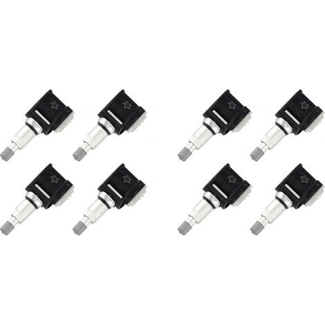 Adecuado para paquetes de 8 sensores de presión de neumáticos TPMS (modelo 36106887147 A0009052102), compatible con SUV Clase E W213 CLS X7, Alpina 433 MHz.