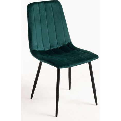Sillas Comedor - Silla Liny Terciopelo - Verde (1/5)