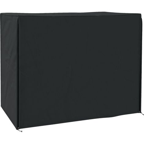 Copertura per altalena da giardino 220 x 125 x 172 cm Oxford nera impermeabile - CHICFURN (1/5)