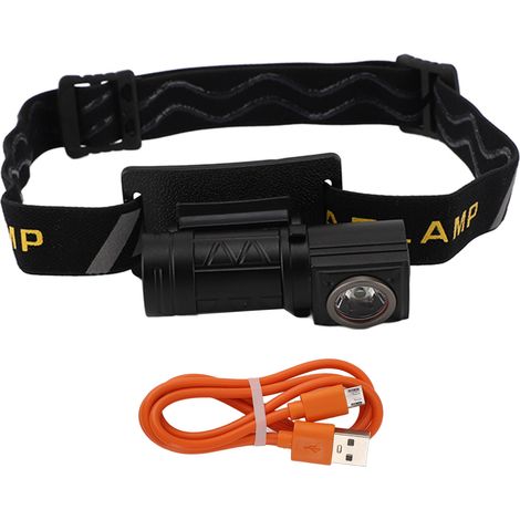 Bandeau Frontale LED 550lm Imperméable Mini pour Randonnée Pêche - Lumière Blanche Portable (1/5)