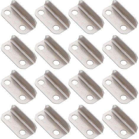 UKCOCO Lot de 100 cornières en acier laminé à froid, résistantes (1/5)