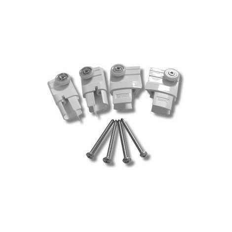 Confezioni Cuscinetti+supporti per box Lunes Novellini R07LU2P1 | Bianco