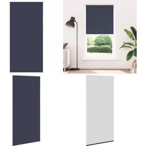vidaXL Verdunkelungsrollo Marineblau 95x230cm Stoffbreite 90,7 cm (1/5)