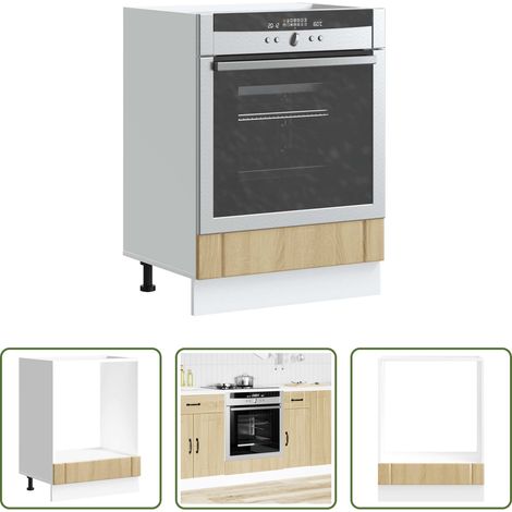 Ofenschrank - Herdumbauschrank Lucca Sonoma-Eiche Holzwerkstoff (1/5)