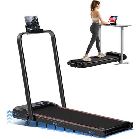 ROBORE CW1F Tapis de Course pliable - Moteur sans balais 2,5 CV, 12 km/h, inclinaison 9%, capacité 136 kg