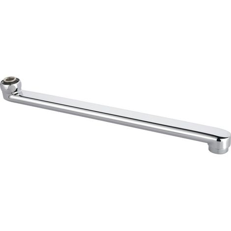 Bec de robinet, 220 mm, plat, chromé