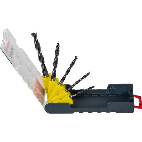 KWB Einhell 49109135 Set mit 5 Bits aus Chrom-Vanadium-Stahl für Holz Ø4/5/6/8/10 mm (1/3)