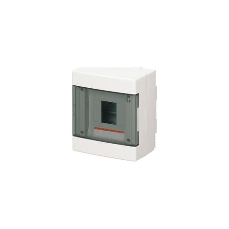 Elettrocanali centralino a parete ip40 portella trasparente 4moduli ec60004b