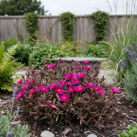 Delosperma Desert Dancers Purple®, Pourpier vivace/Godet - 5/20 cm
