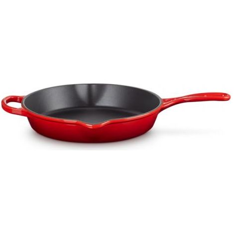 Le Creuset Padella Doppio Becco Profonda Evolution in Ghisa Vetrificata Cast Iron 26cm Ciliegia (1/4)