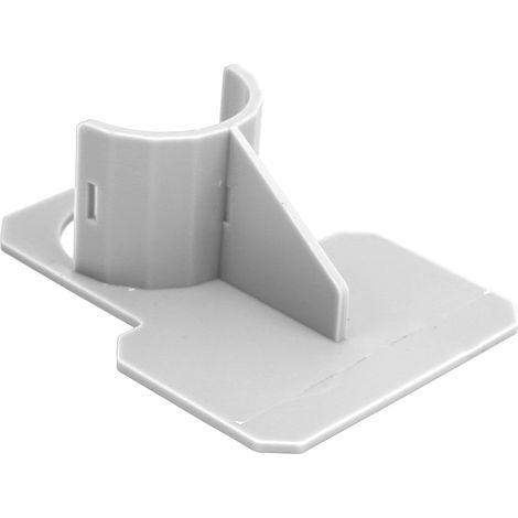 Supports de tuyau de piscine en plastique technique, ensemble de supports pour tuyau d'arrosage gris (1/5)